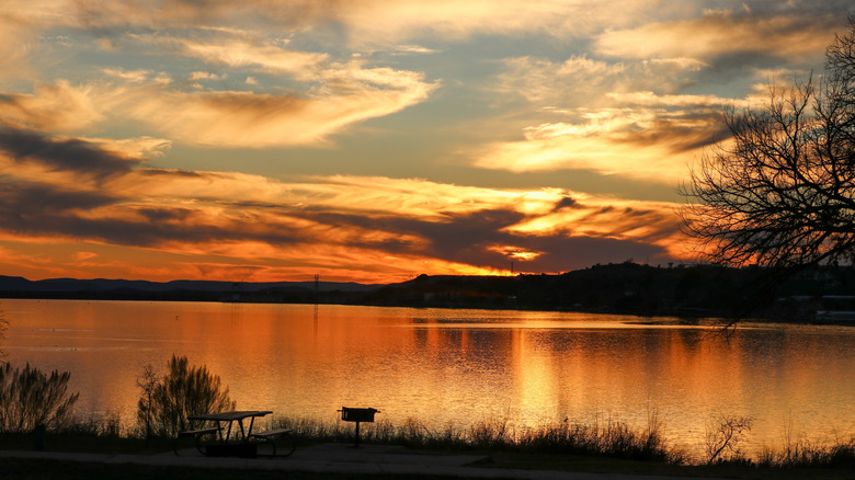 Sunset at Inks Lake State Park